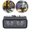 Double Lens LED Forklift Safety Light Robust High Brightness Straight