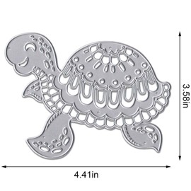 On-Airstore Cute Sea Turtle Metal Cutting Dies for Card Making, Scrapbooking Paper Crafts