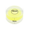 JYK 20pcs Round Bubble Level 15x8mm Mini Circular Bullseye Spirit