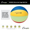 Champion Sports UL24SET Rhino Lite Cage Ball Set, Multicolored, 24"