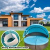 Patio Daybed Canopy Replacement Top, Retractable Top Cover for 66in