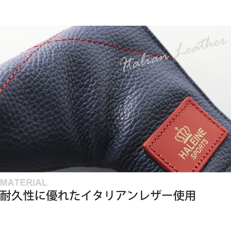 [HALEINE] Golf Leather Head Cover PT for Putter Made in