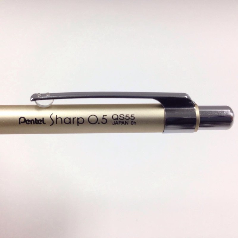 ぺんてる シャープペン 手帳用 QS55-P2 ベビーピンク軸