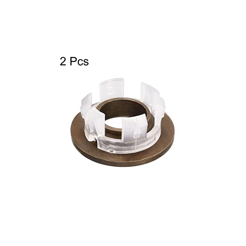 uxcell Sink Trim Overflow Cover, 2Pcs Sink Overflow Rings Bathroom