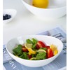 Lawei 4 Pack 9" Porcelain Serving Bowls, 36 Oz Oval