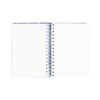Idena 11366 Notebook A5 with 66 Stickers, Blue, Journal with