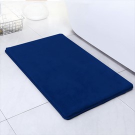 SWEMSTAR Bath Mat - High-Pile Rug for Bathroom Floor Shaggy Soft Anti Slip Bathroom Rugs Faux Fur Plush Fluffy Water Absorbing Bathroom Shower Mat - 19.7"x31.5"