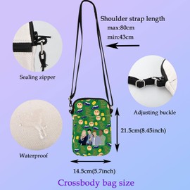 AATOP Tv Show Crossbody Bag Pssyych Themd Gift Pssyych TV Show Lover Gift Pssyych Fans Gift Pssyych Pineapple Shoulder Bag (Pssyych 1CB)