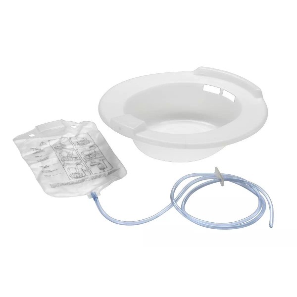 Medline Sitz Bath Basin and Clamp, 14x10-7/8x4, Case of 10