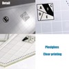 5 Pcs Quilting Rulers and Templates Plexiglass for Crafters Cutting