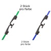 EKNA 4 Rubber Tensioners with Hooks, Luggage Tensioner Set for