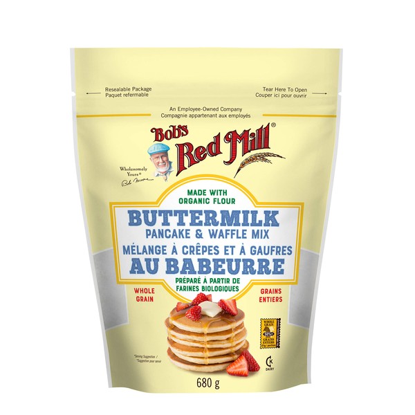 Bob's Red Mill Buttermilk Pancake and Waffle Mix, 680g (Pack of 1)