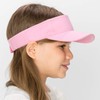 Trendy Apparel Shop - Visera ajustable para bebé, Rosado, Talla