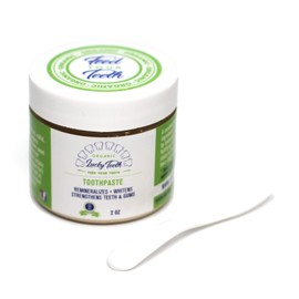 Lucky Teeth Organic Toothpaste-All Natural, Remineralizes and Fortifies Teeth and Gums. (2 oz)