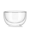 GracesDawn high temperature resistant double layer glass bowl borosilicate heat-resistant