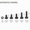 Tornillos M3 280PCS y Tuercas Hex de Acero de Aleaci?n