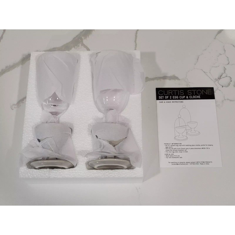 Curtis Stone NEW SET OF 2 CURTIS STONE CLOCHE EGG