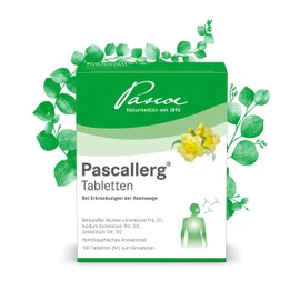 Pascoe Pascallerg: for hay fever - for allergic itching in the nose and eyes - supports with allergic flow rhinitis - with wild jasmine - gluten-free - from 1 year (100 tablets)