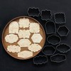 Auktosmn Large Plaque Cookie Cutter Set-10 Piece-4.0 Inch-Diswasher Safe-Frame Cookie