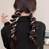 6PCS Hair Ties For Women Braided Telephone Spiral Hair Ties