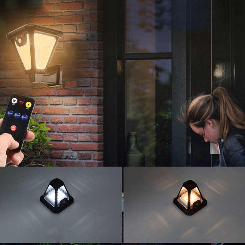 Motion Sensor Solar Wall Light Motion Sensor Waterproof Bright Light