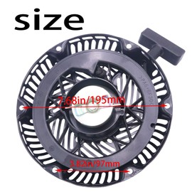 TKCBCD Recoil Starter Assembly Compatible with Kohler CH440 Engine 17 165 11 S 17 165 11 17165 11-S 17 165 22-S 17 165 22 S Pull Start