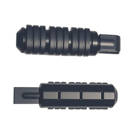 Rear passenger Foot Pegs Footrests Pedal Fit For Vulcan VN400 VN800 VN900 VN1500 VN1600(Rear-Matted Black)