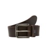 JACK & JONES Male Leather Belt, Black coffee