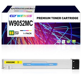 CLYWENSS W9052MC Toner Cartridge High Yield Replacement for HP W9052MC W9050MC Yellow for Color Managed MFP E87660 E87650 E87640 E87640Z E87650Z Printer (High Capacity, 1-Pack)