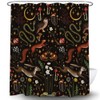 Fairy Rustic Forest Shower Curtain for Bahtroom, Country Woodland Wild