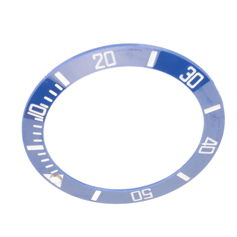 40mm Diameter Watch Bezel Insert Ring Clear Scale Luminous Ceramic