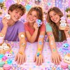 75Pcs Squishy Temporary Tattoos, Squishy Stickers for Party Decorations