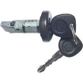 NUEVO GM OEM Llave de encendido Bloque Cilindro Interruptor con 2 GM OEM Circle Plus Chip Key