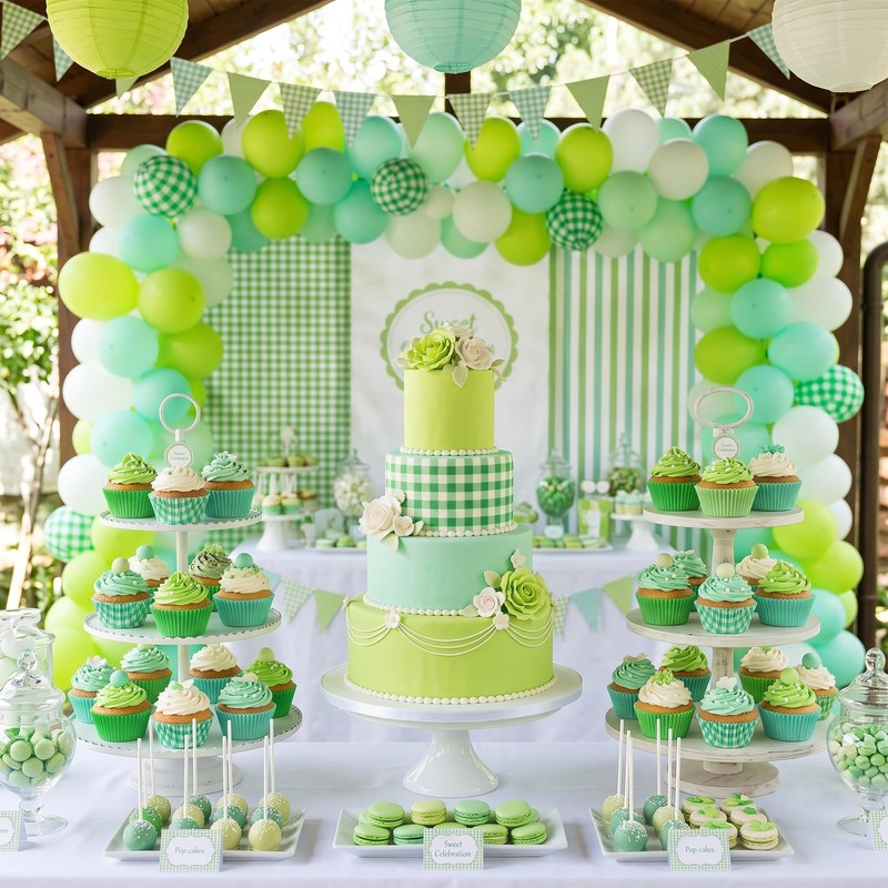 Glavatrix Cupcake Liners 200 Ct Sage Green 3 Patterns Paper