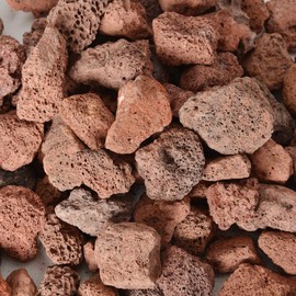 Stanbroil Red Lava Rock Granules for Gas Log Sets and Fireplaces - 10 lb.Bag(1"-2")
