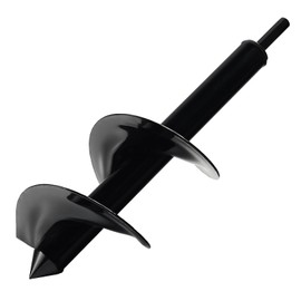 4 x 12 Inch Auger Drill Bit for Planting, Garden Auger Spiral Drill Bit Rapid Bulb Planter Drill Auger for Planting Bulb Flower, Bedding Plant, Post or Umbrella Hole Digger for 3/8" Hex Drive Drill