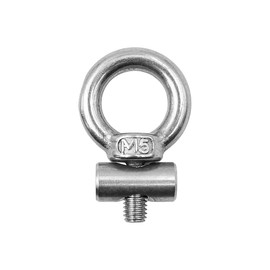 5 Pack ZONADAH M5 304 Stainless Steel Lifting Eye Bolts Rail Rail Lifting Ring Eye Bolts RV Awning Tent Pergola Male Thread Nut Ring Shape