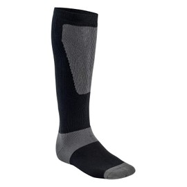 Bamboo Sports Odor Resistant Moisture Wicking Ski & Snowboard Socks (Black/Gray, Medium)