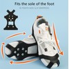 Nonazippy ice Cleats for Shoes and Boots crampons - ice