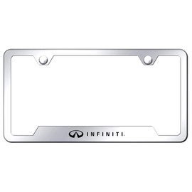 Infiniti Chrome Stainless Steel License Plate Frame by Au-Tomotive Gold, Inc.