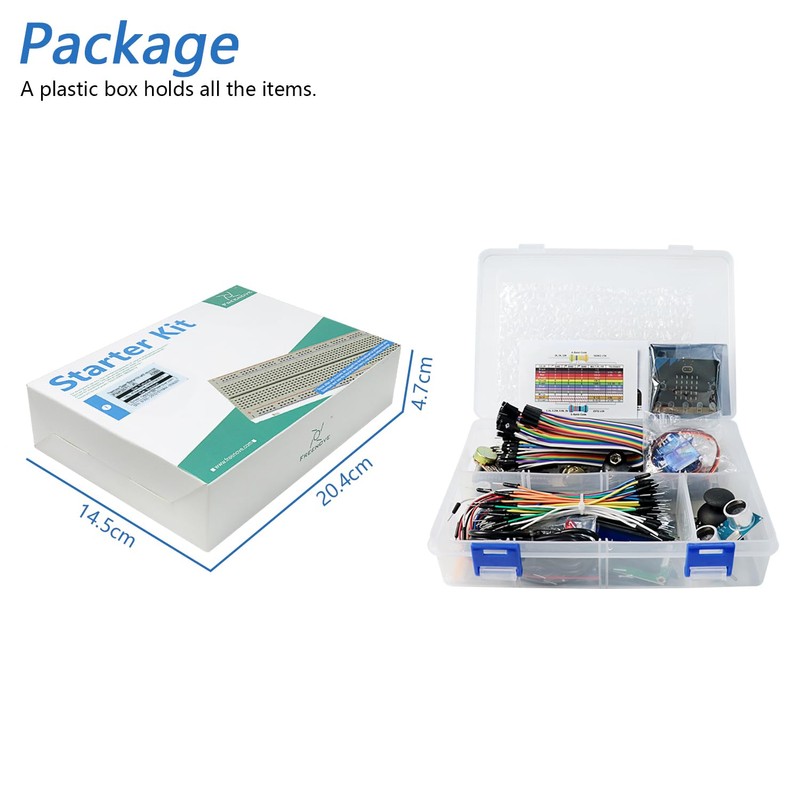Freenove Super Starter Kit for Micro bit (V2 Included), 266-Page