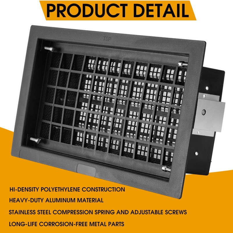 8" x 16" Automatic Foundation Vent for Ventilating Crawl Space