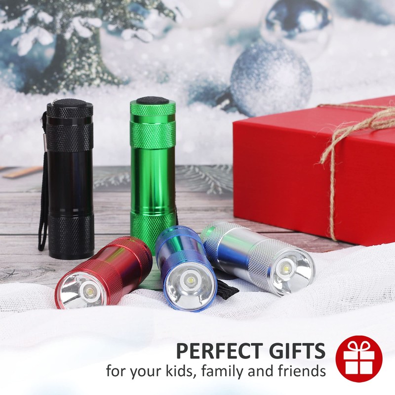 FASTPRO 20-Pack 100 Lumen Super Bright Aluminum LED Flashlights Set,