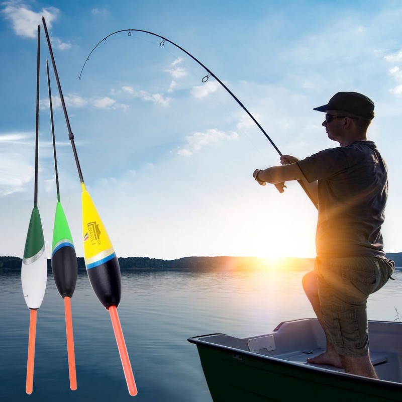 Fishing Floats Set, 10 Pieces Fishing Floats Bobbers Colourful Fish