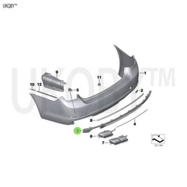 커버 플레이트 견인 후크 뒷면에 프라이머가 바르고 바른 상태입니다. 51127209920 Cover Plate Towing Hook with Primer Coated on the Back Side 51127209920