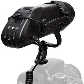 Professional Microphone (Stereo/NRS) with Dead Cat Wind Muff Compatible with Sony Cyber-Shot DSC-RX10 III for High End Systems (DSLR and Video) - Includes Multi-Interface Adapter