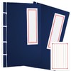 Fogman Notebook, Sutra, Japanese Bound, Vertical Writing, Haiku, Diary, Stylish,