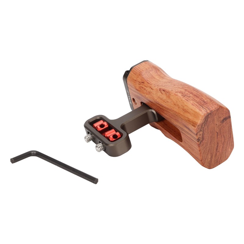 Universal Side Wooden Handle Grip Natural Adjustable Brazilian Wood Side