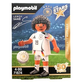 PLAYMOBIL DFB Stars Player Figures to Choose From - Limited Edition for Euro 2024 (71674 - Leroy Sané)