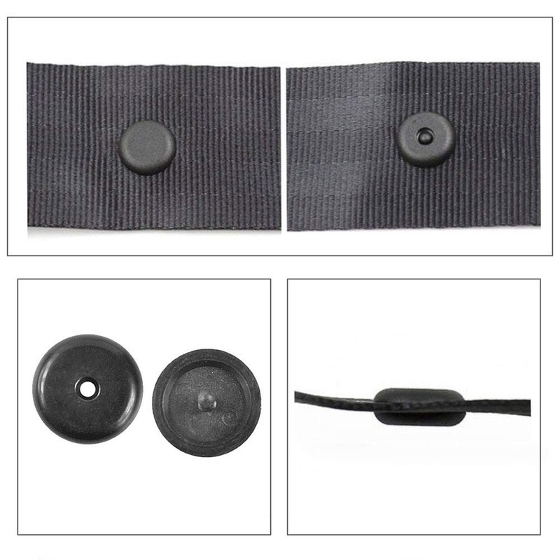 Pack of 10 Plastic Safety Car Safety Seat Belt Stopper